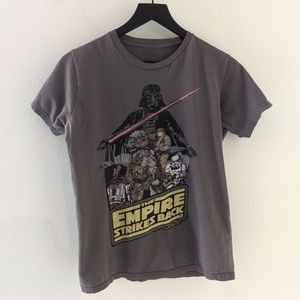 S Star Wars Empire Strikes Back Gray T-shirt